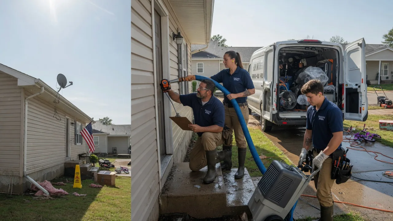 Ceiling Water Damage Restoration in Hubbard, NE near me
